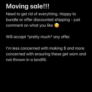Moving sale - will take almost any offer ✨